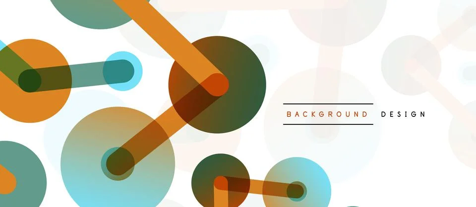 Network concept abstract background. Dots connection. Big data idea. Business Stock Illustration