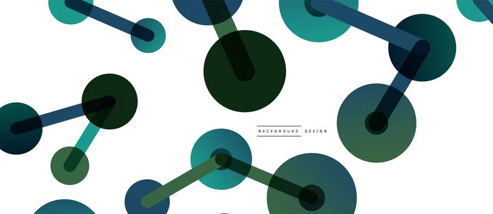 Network concept abstract background. Dots connection. Big data idea. Business Stock Illustration