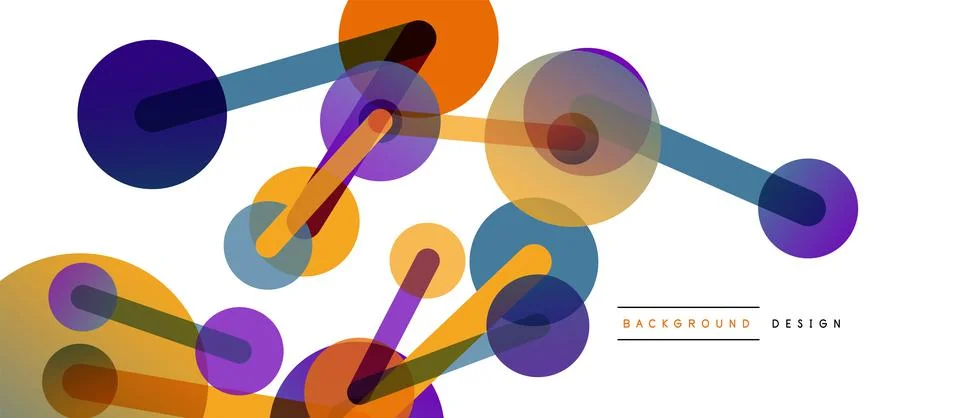 Network concept abstract background. Dots connection. Big data idea. Business 스톡 일러스트