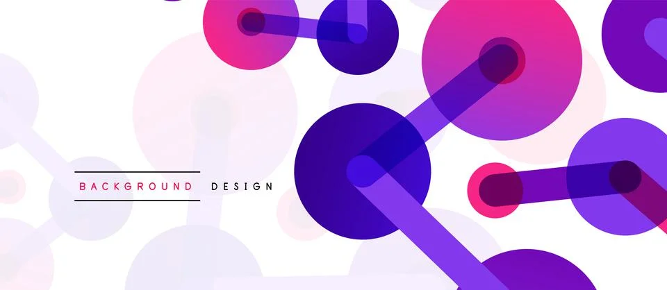 Network concept abstract background. Dots connection. Big data idea. Business Stock Illustration