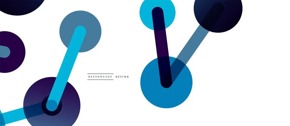 Network concept abstract background. Dots connection. Big data idea. Business Stock Illustration