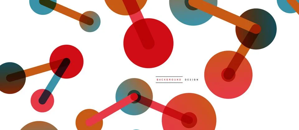 Network concept abstract background. Dots connection. Big data idea. Business Illustrazione stock