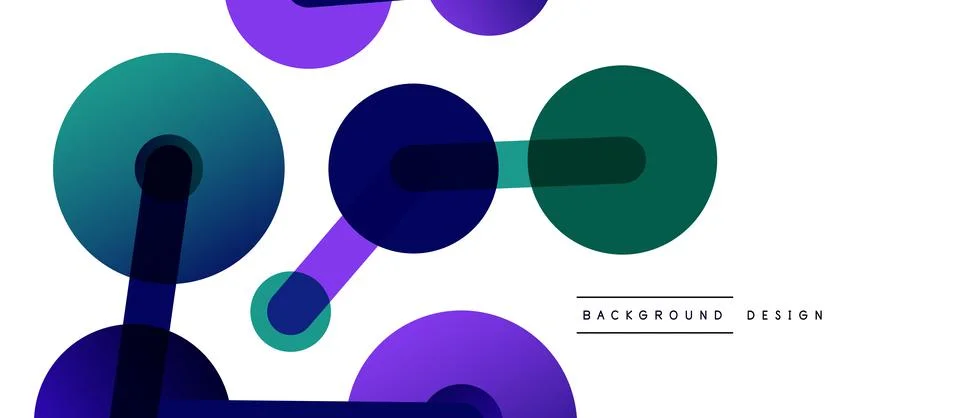 Network concept abstract background. Dots connection. Big data idea. Business Stock Illustration