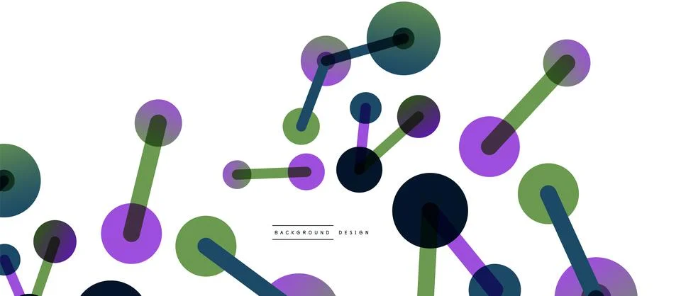 Network concept abstract background. Dots connection. Big data idea. Business 스톡 일러스트