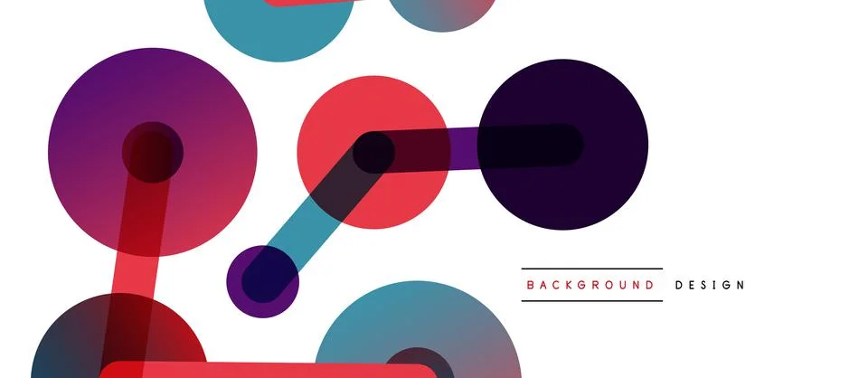 Network concept abstract background. Dots connection. Big data idea. Business Stock Illustration