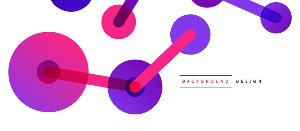 Network concept abstract background. Dots connection. Big data idea. Business Illustrazione stock