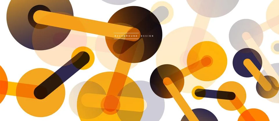 Network concept abstract background. Dots connection. Big data idea. Business Illustrazione stock