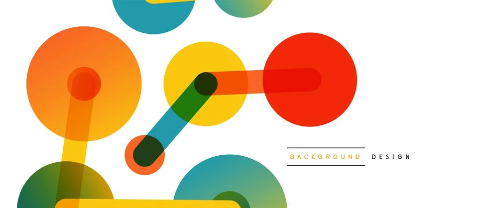 Network concept abstract background. Dots connection. Big data idea. Business Illustrazione stock