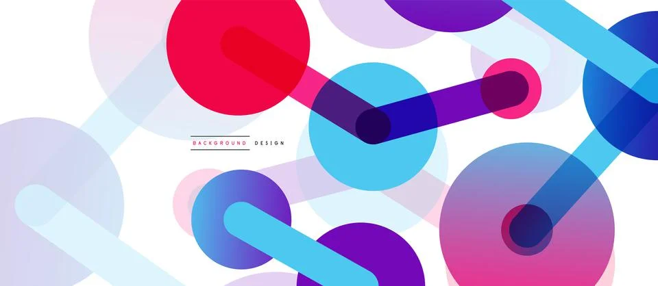 Network concept abstract background. Dots connection. Big data idea. Business Illustrazione stock