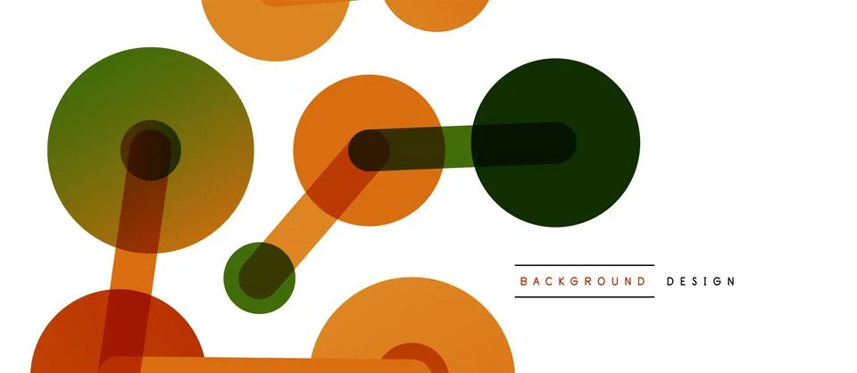 Network concept abstract background. Dots connection. Big data idea. Business Stock Illustration