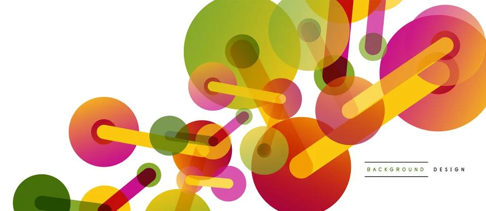 Network concept abstract background. Dots connection. Big data idea. Business Stock Illustration