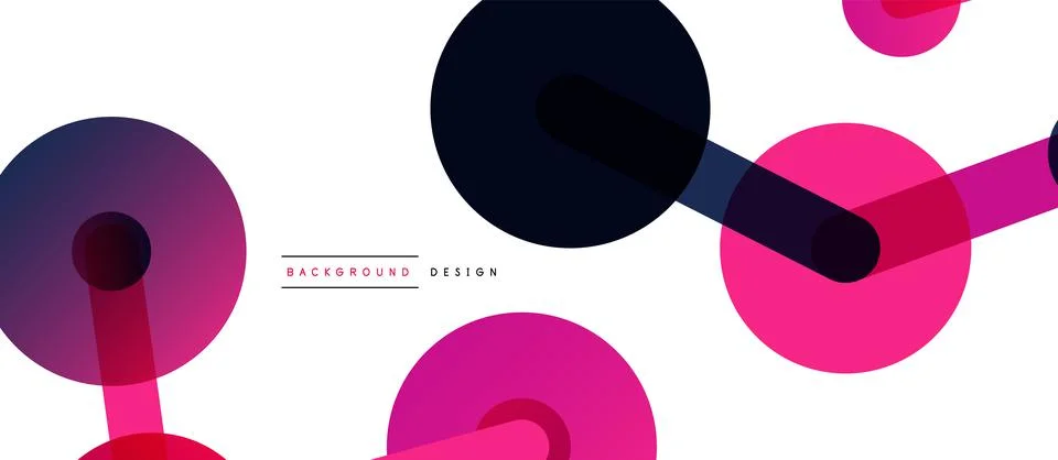 Network concept abstract background. Dots connection. Big data idea. Business Stock Illustration