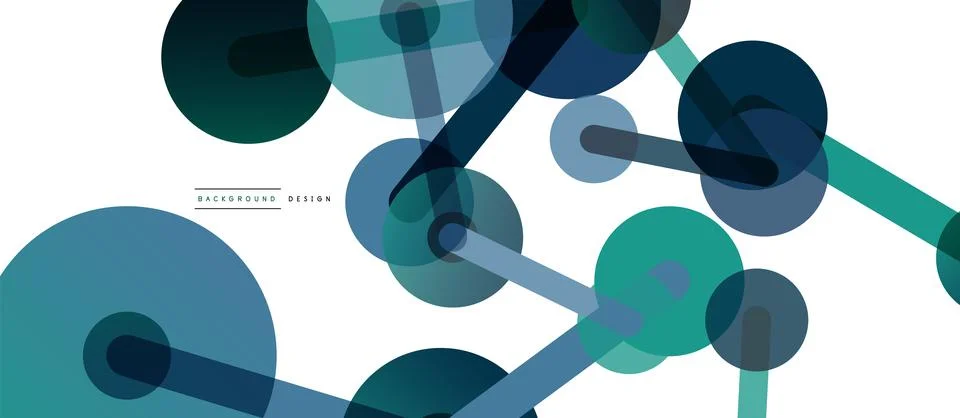 Network concept abstract background. Dots connection. Big data idea. Business Stock Illustration