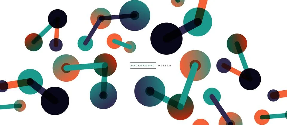 Network concept abstract background. Dots connection. Big data idea. Business イラスト素材