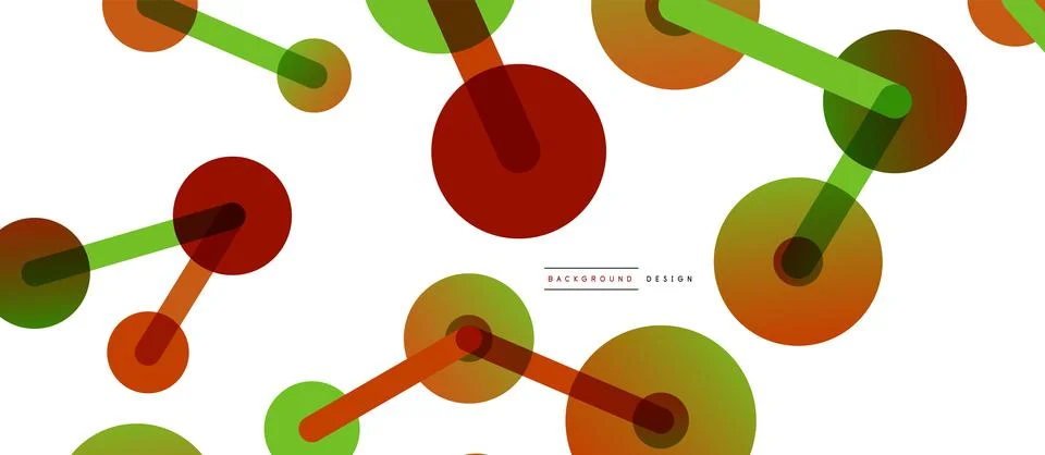 Network concept abstract background. Dots connection. Big data idea. Business Stock Illustration