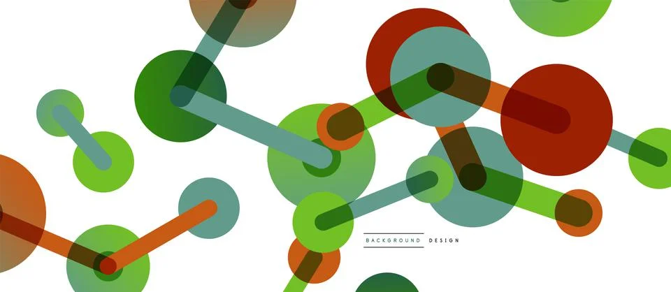 Network concept abstract background. Dots connection. Big data idea. Business Illustrazione stock