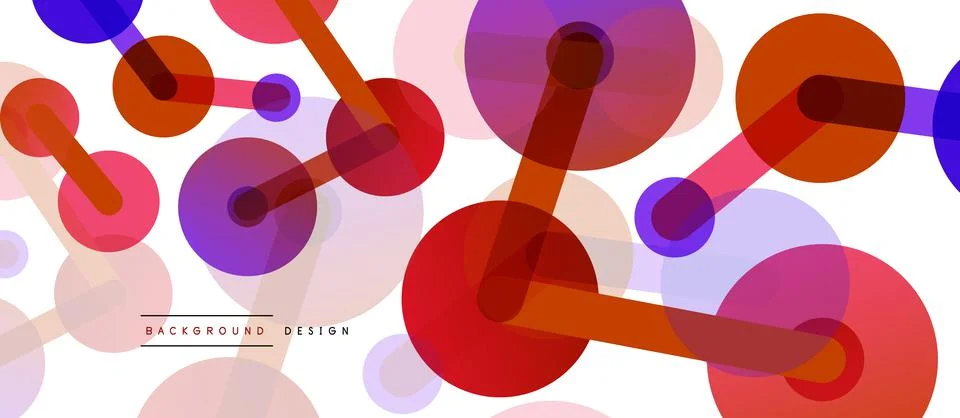 Network concept abstract background. Dots connection. Big data idea. Business Stock Illustration