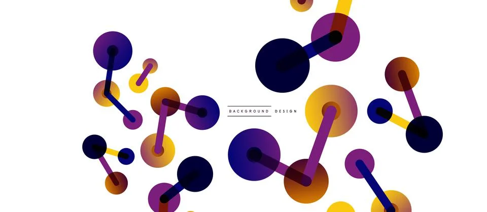 Network concept abstract background. Dots connection. Big data idea. Business 스톡 일러스트