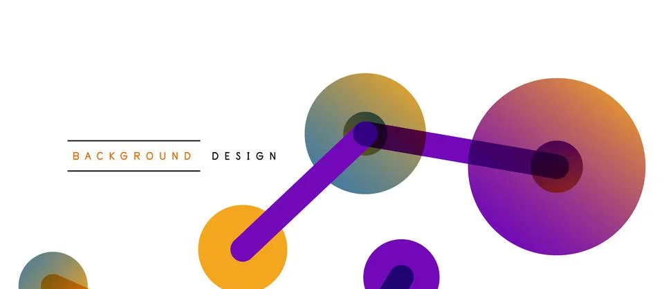 Network concept abstract background. Dots connection. Big data idea. Business Illustrazione stock