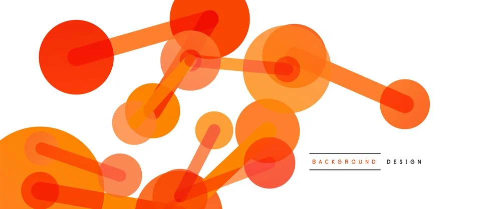 Network concept abstract background. Dots connection. Big data idea. Business Illustrazione stock