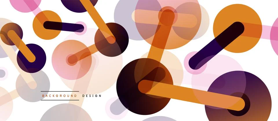 Network concept abstract background. Dots connection. Big data idea. Business Stock Illustration