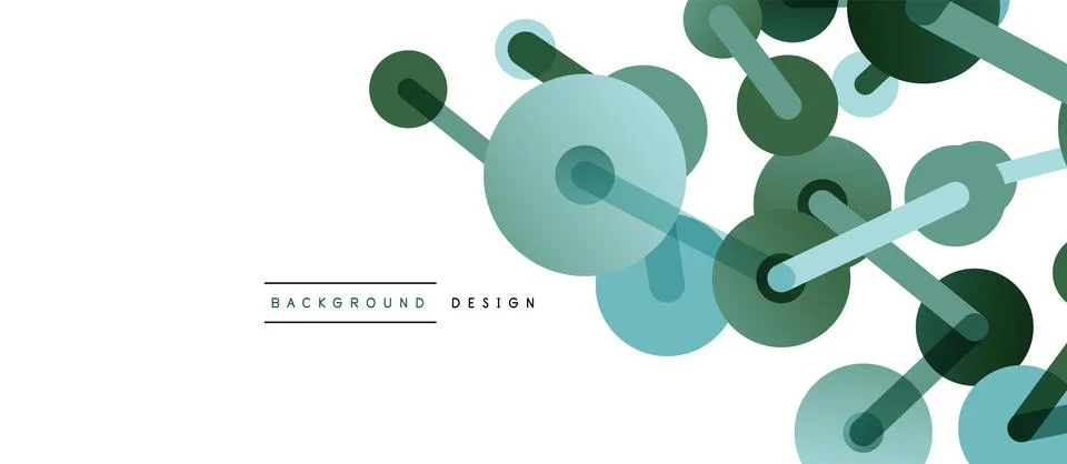 Network concept abstract background. Dots connection. Big data idea. Business Stock Illustration