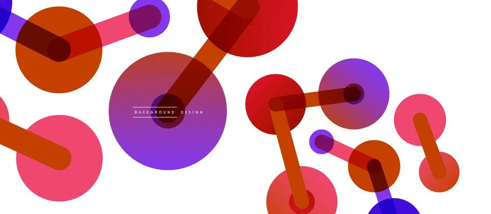 Network concept abstract background. Dots connection. Big data idea. Business Illustrazione stock