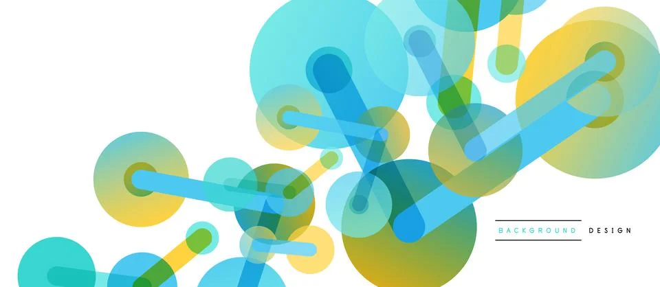 Network concept abstract background. Dots connection. Big data idea. Business Stock Illustration