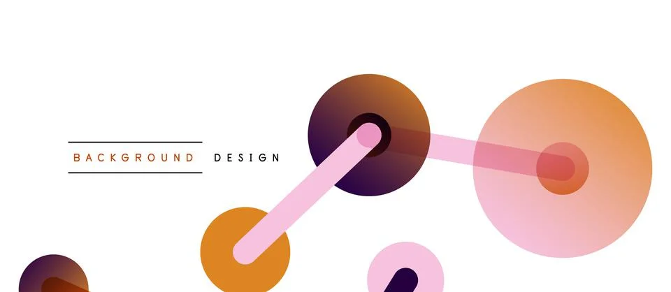 Network concept abstract background. Dots connection. Big data idea. Business Illustrazione stock