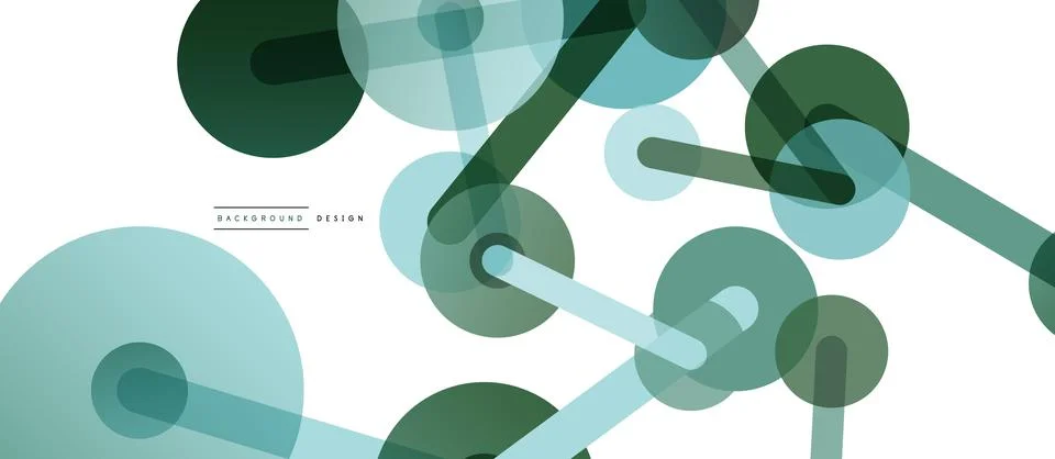 Network concept abstract background. Dots connection. Big data idea. Business Stock Illustration