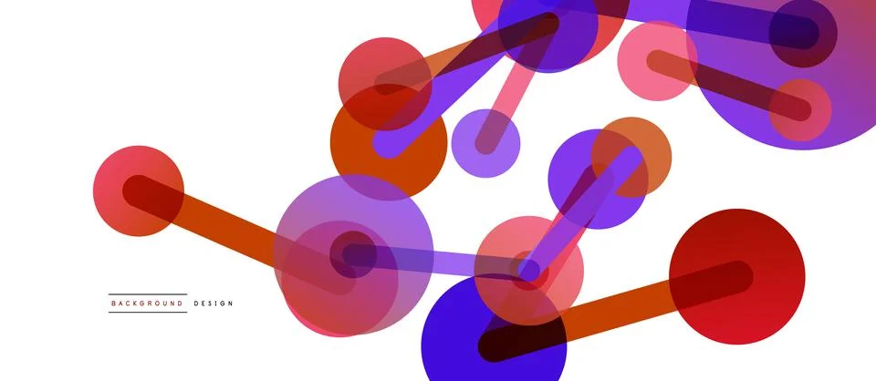 Network concept abstract background. Dots connection. Big data idea. Business Stock Illustration