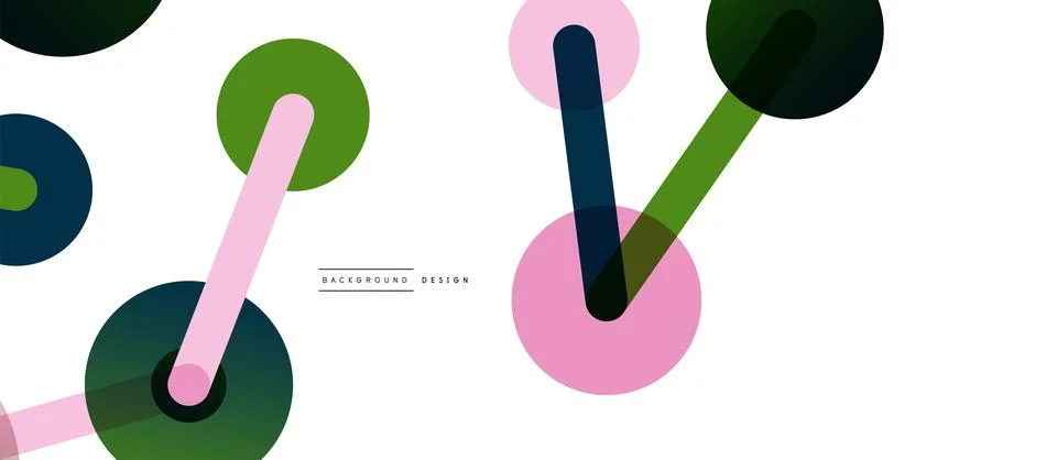 Network concept abstract background. Dots connection. Big data idea. Business Stock Illustration