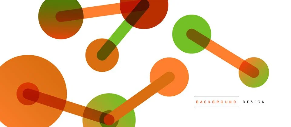 Network concept abstract background. Dots connection. Big data idea. Business Stock Illustration