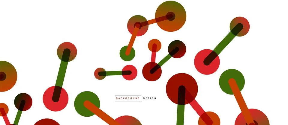 Network concept abstract background. Dots connection. Big data idea. Business Illustrazione stock