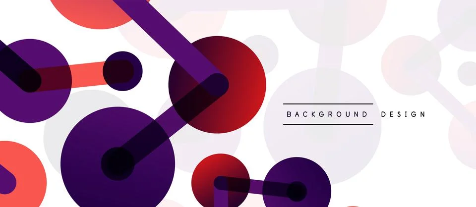 Network concept abstract background. Dots connection. Big data idea. Business Stock Illustration