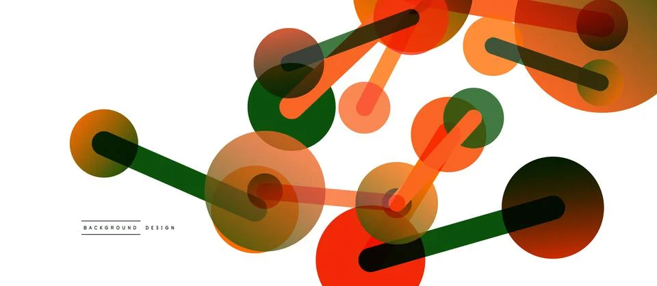 Network concept abstract background. Dots connection. Big data idea. Business Illustrazione stock