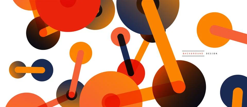 Network concept abstract background. Dots connection. Big data idea. Business Stock Illustration