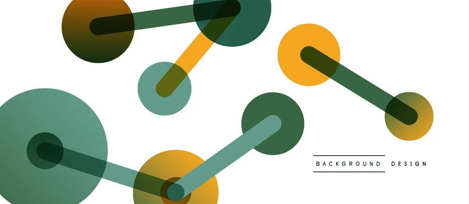 Network concept abstract background. Dots connection. Big data idea. Business Illustrazione stock