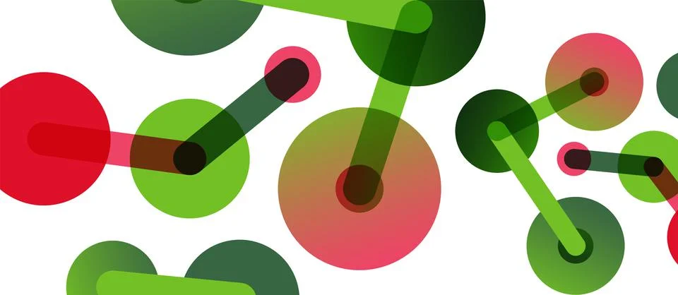 Network concept abstract background. Dots connection. Big data idea. Business Stock Illustration