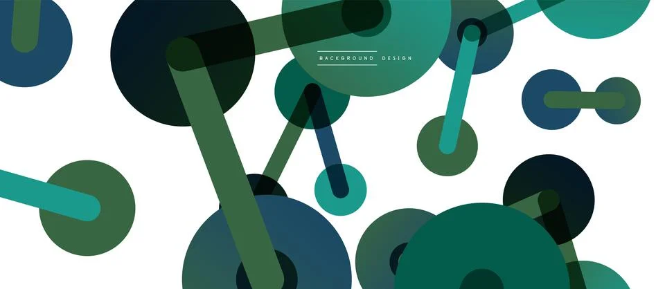 Network concept abstract background. Dots connection. Big data idea. Business Stock Illustration