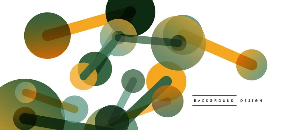 Network concept abstract background. Dots connection. Big data idea. Business Stock Illustration