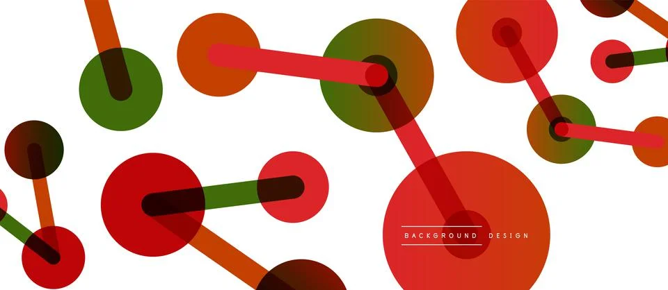 Network concept abstract background. Dots connection. Big data idea. Business Illustrazione stock