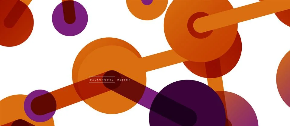 Network concept abstract background. Dots connection. Big data idea. Business Stock Illustration