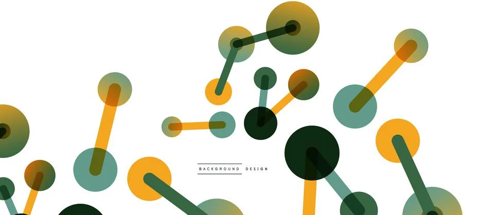 Network concept abstract background. Dots connection. Big data idea. Business Illustrazione stock