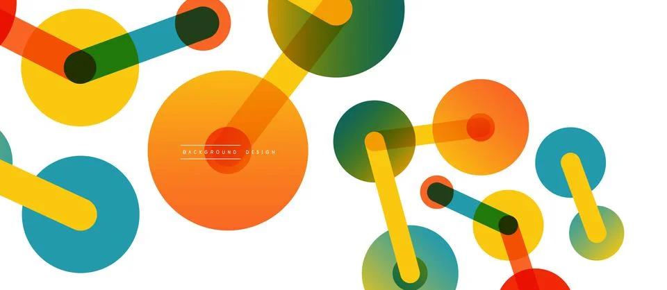 Network concept abstract background. Dots connection. Big data idea. Business Stock Illustration