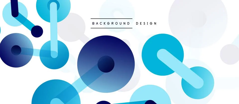 Network concept abstract background. Dots connection. Big data idea. Business Stock Illustration