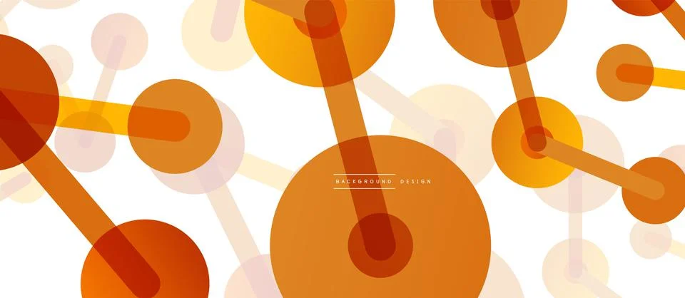 Network concept abstract background. Dots connection. Big data idea. Business Stock Illustration
