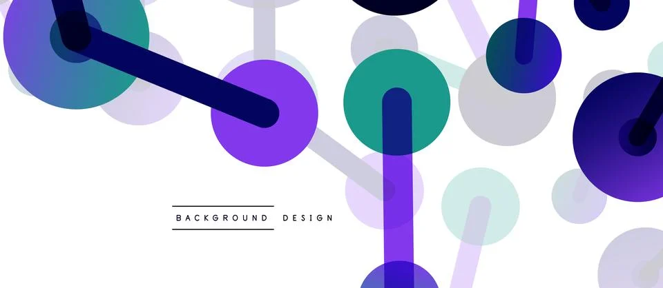 Network concept abstract background. Dots connection. Big data idea. Business 스톡 일러스트