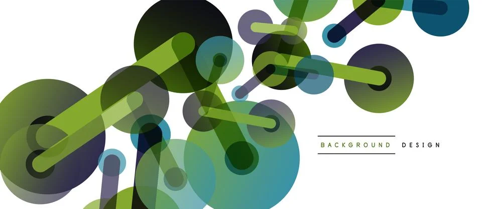 Network concept abstract background. Dots connection. Big data idea. Business Stock Illustration