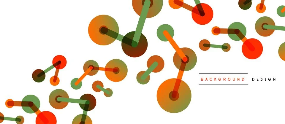 Network concept abstract background. Dots connection. Big data idea. Business Illustrazione stock